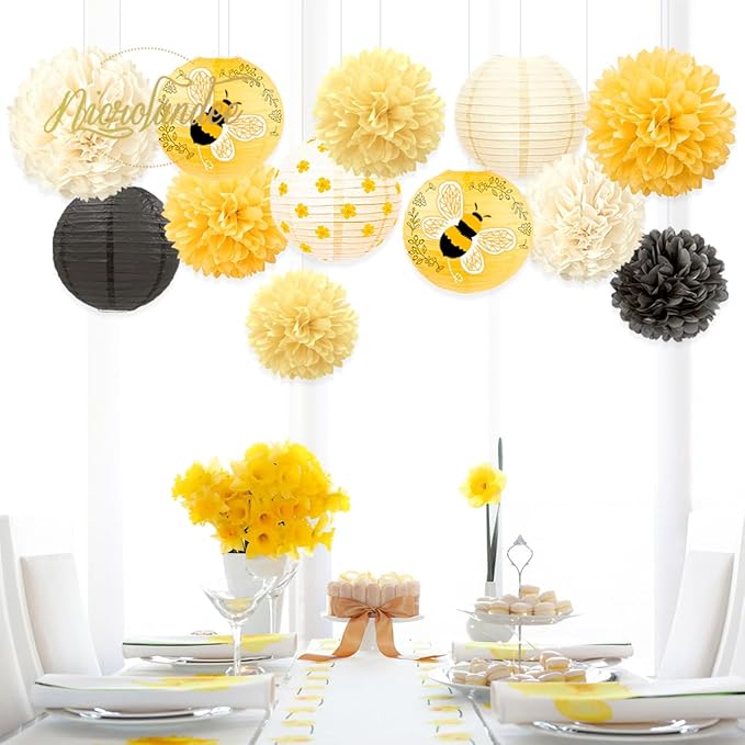NICROLANDEE Bee Party Decorations, Bee Themed Birthday Decorations - Image 6