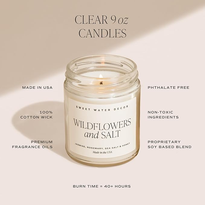 Sweet Water Decor Hello Fall Candle | Cinnamon, and Clove Autumn Scented Soy - Image 2