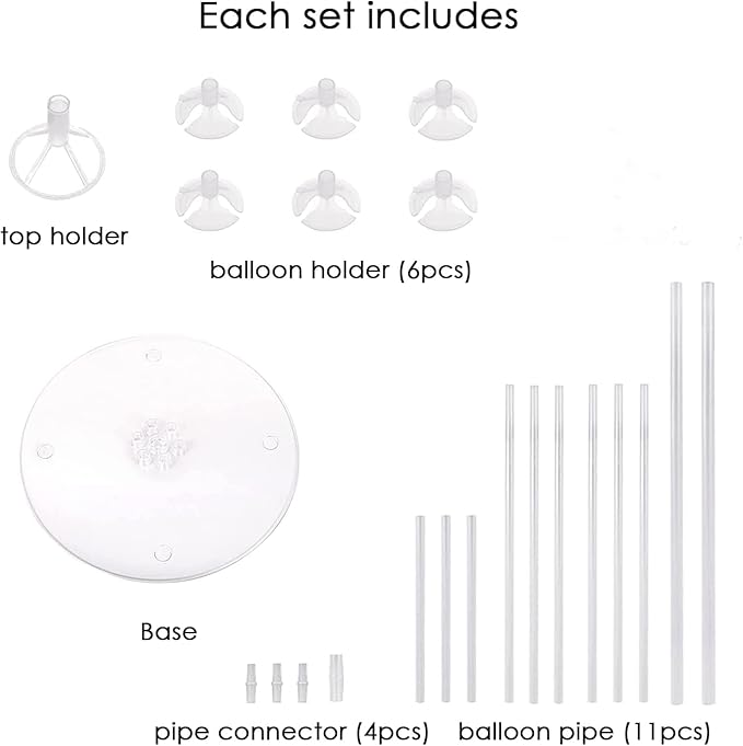 2 Set Balloon Stand Kit - Image 9