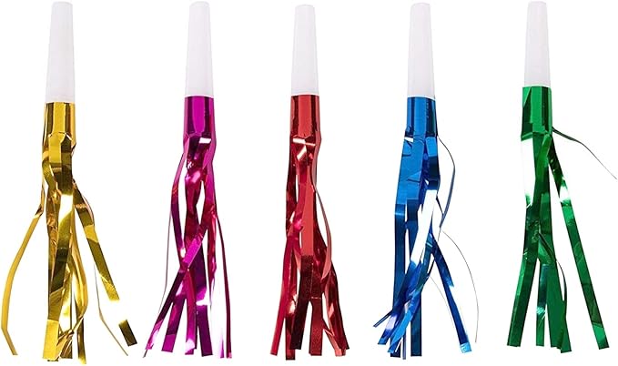 Juvale Party Noise Makers & Horns 50-Pack 5 Colors - Image 7