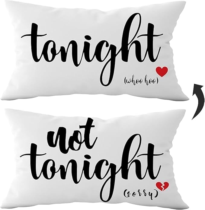 Mancheng-zi Funny Couples Reversible Soft Pillow Cover, Wedding Anniversary by Mancheng-zi