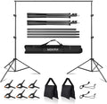Backdrop Stands, MSKIRA Photo Backdrop Stand Kit 10ft X 7.5ft, Back Drop by MSKIRA