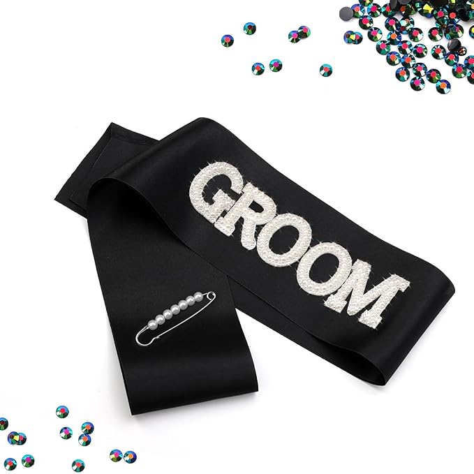 Yxiang Groom Sash, Bachelorette Party Sash, Groomie Sash Bridal Shower Gift by Yxiang