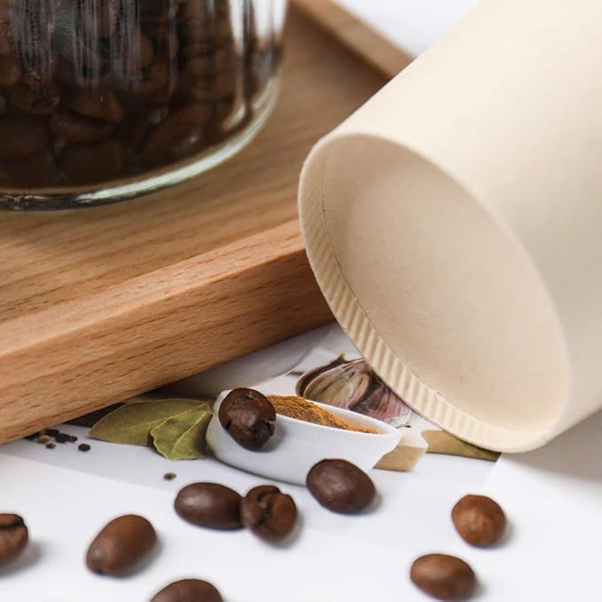 Disposable Paper Cups, Plant Fiber Brown Hot Drink Cups 160 Count 8 oz - Image 3
