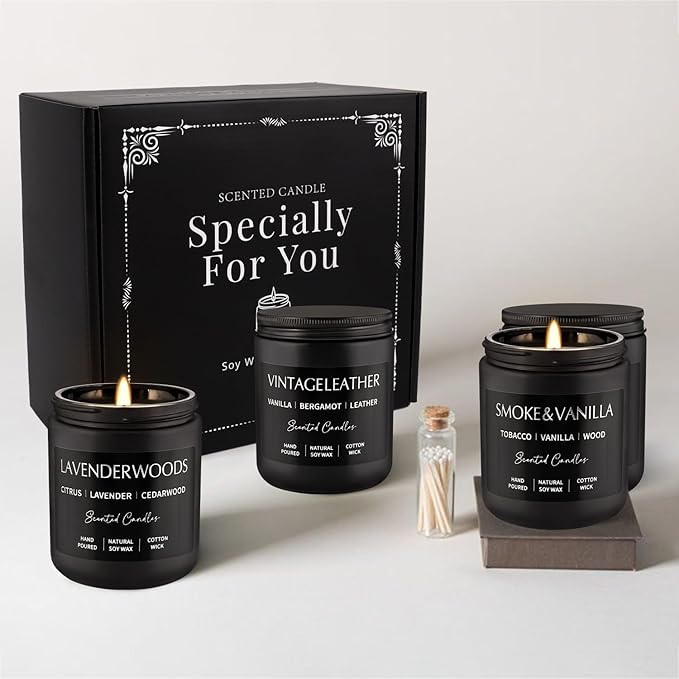 4Psc Scented Candles Set, 7oz Gifts - Image 9
