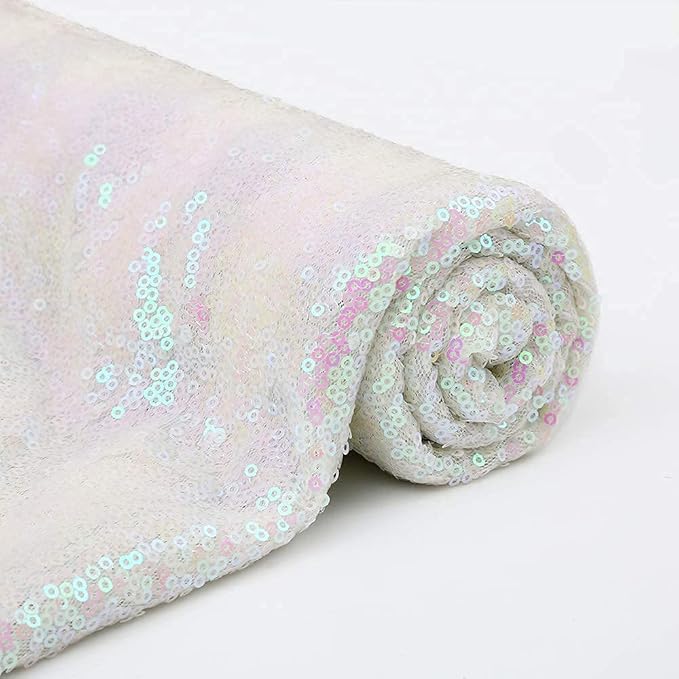 Iridescent Sequin Backdrop Curtain 10FTx10FT 1 Panel Glitter Metallic - Image 3