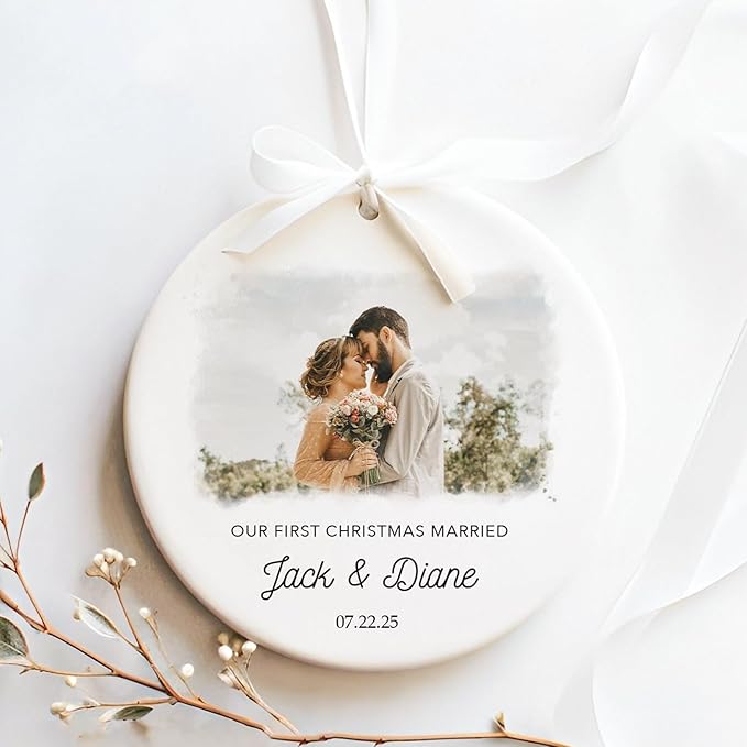 GABITA Personalized First Christmas Married Keepsake, First Christmas Married - Image 7