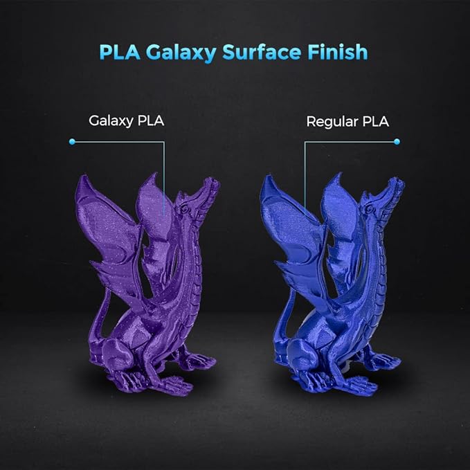 FLASHFORGE 3D Printer Filament, PLA Galaxy Filament 1.75mm, 1KG Spool, - Image 4