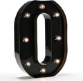Light Up Black Alphabet Marquee Letters Sign LED Marquee Number Lights Sign by OYCBUZO