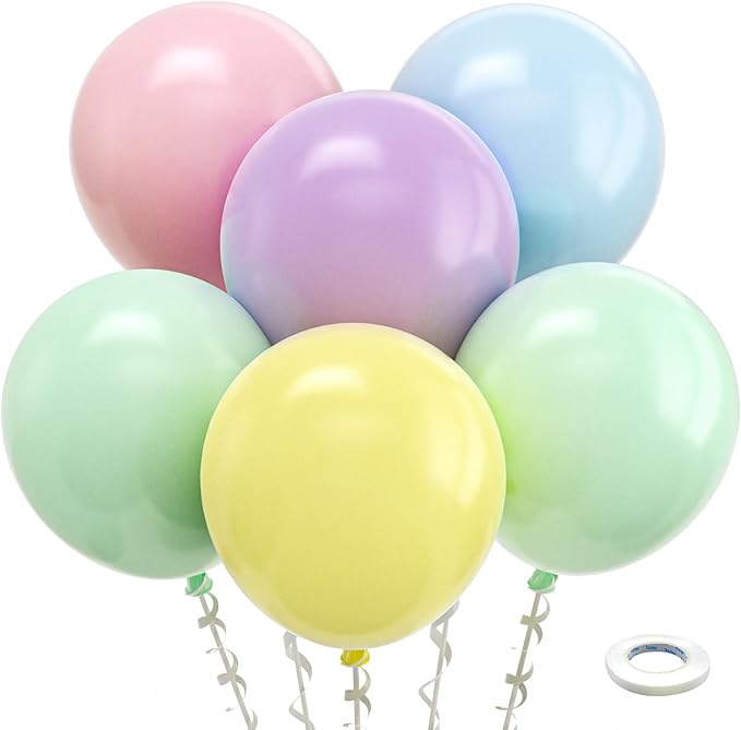 Bezente Pastel Balloons 18 Inch by Bezente