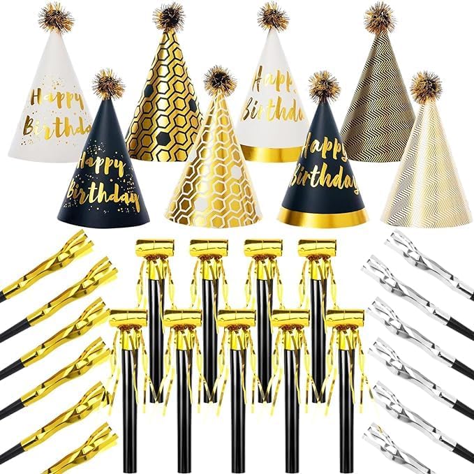 34 Pcs Birthday Party Hats by JOYEONDEF