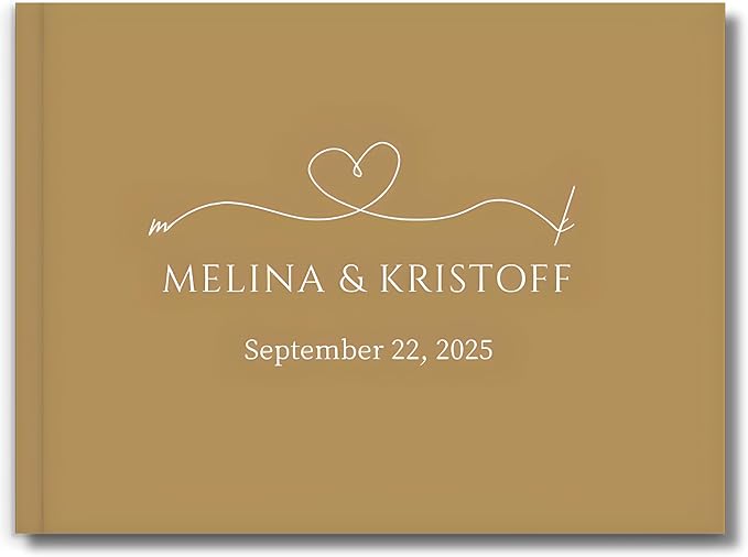 Wedding Guest Book – Personalized Polaroid Guest Book by Custom