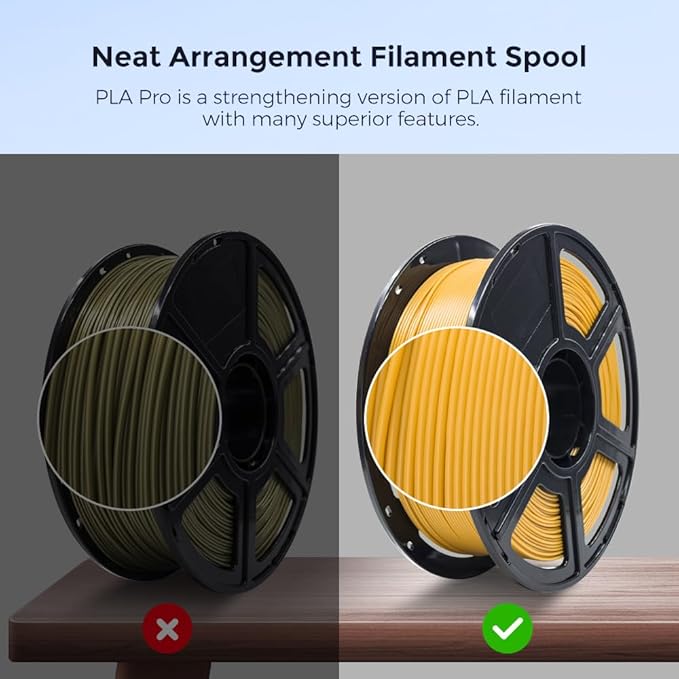 FLASHFORGE 3D Printer Filament, PLA PRO Filament 1.75mm, 1KG Spool, Dimensional - Image 4