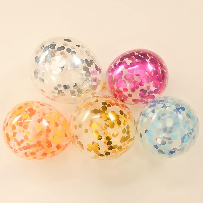 Gold Confetti Balloons - Image 6