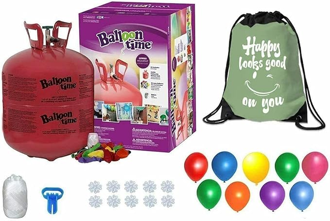 Blue Ribbon Balloon Time Disposable Helium Tank 14.9 cu.ft by BLUERIBBON