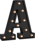 Foaky Black LED Letter Lights for Room Decor by Foaky