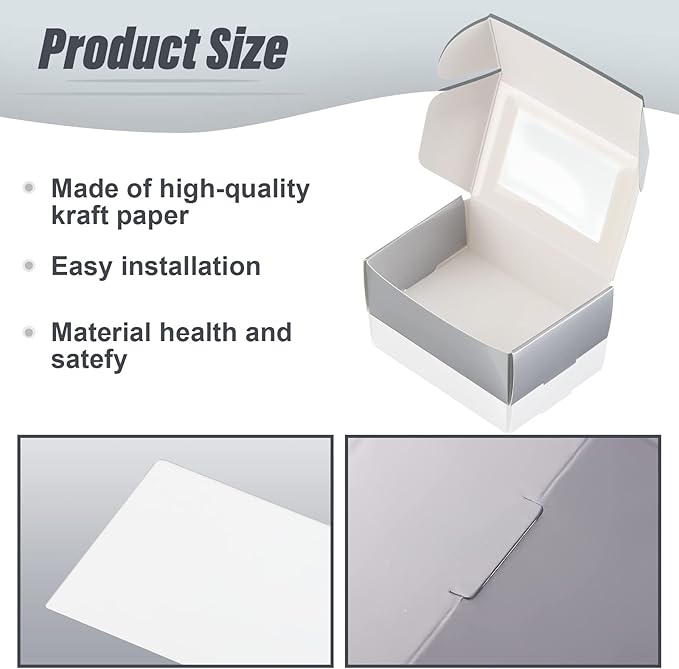 Zonon 30 Pcs Soap Boxes for Homemade Packaging, Mini Kraft Treat Boxes - Image 3