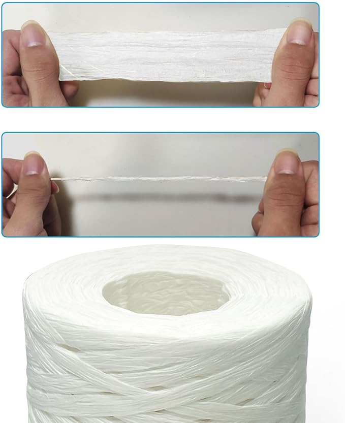 Creatrill 218 Yards Raffia Paper Craft Ribbon Packing Paper Twine, 1/4 Inch by - Image 4