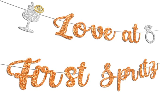 Love At First Spritz Wedding Banner - Image 4
