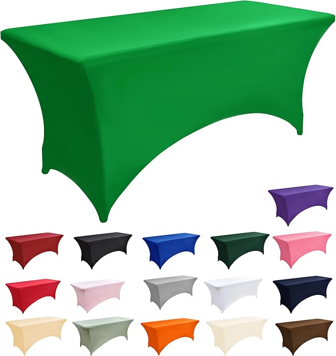 2-Pack 6ft Spandex Table Covers - Image 3