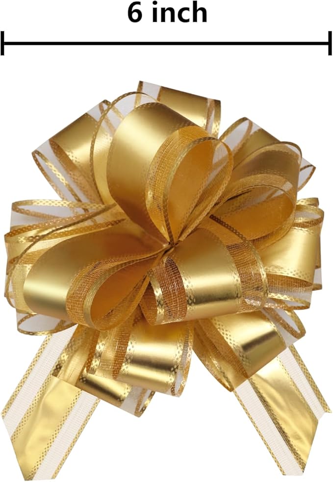 7 Pieces Large Pull Bows, 6 inche, Big Bow - Image 3