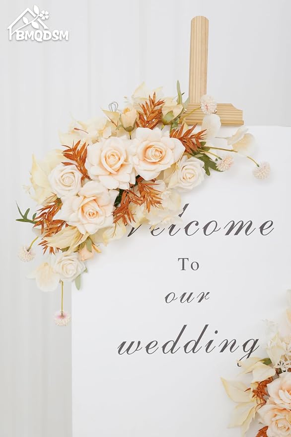 Pack of 2 Faux Flowers, Wedding Arch Flowers, Wisteria Hanging Flowers - Image 3