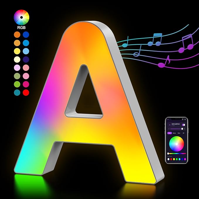 Light Up Letters Led Lights- Marquee Letters by OJQ