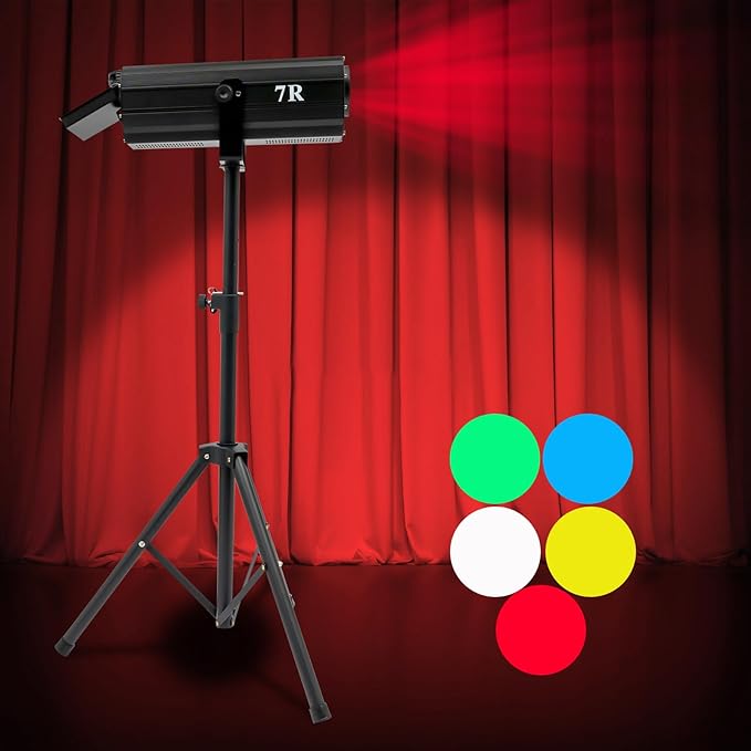 Follow Spotlight for Stage, 230W LED Spot Light DJ Lighting - Image 5