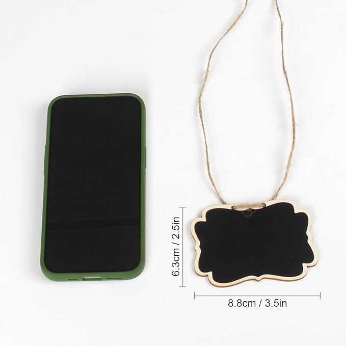 Wooden Mini Hanging Chalkboard Signs - Image 7