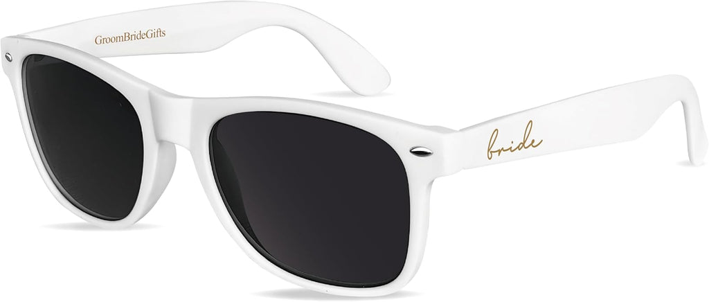 Bride and Groom Polarized Sunglasses by GroomBrideGifts