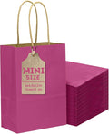 qiqee 24 Pcs Rosy Mini Paper Gift Bags by Qiqee