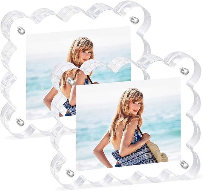 2Pack Magnetic Acrylic Picture Frames 2×3 Inch - Image 8