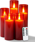 Amagic Red Flameless Candles by AMAGIC