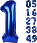Night Blue Number 1 Balloon 40 inch, Number 1 Birthday Balloon by Upgesy