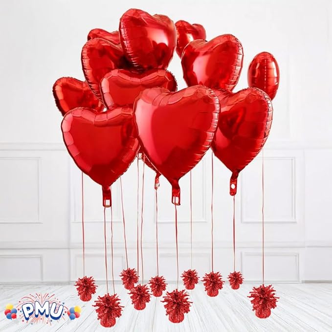 PMU 12 Pcs Kisses Balloon Weights - Image 3