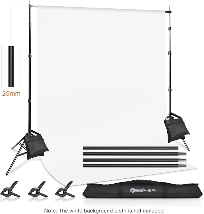 Yesker 10 X 10 ft Photo Video Studio Background Support Stand, Adjustable Heavy - Image 7