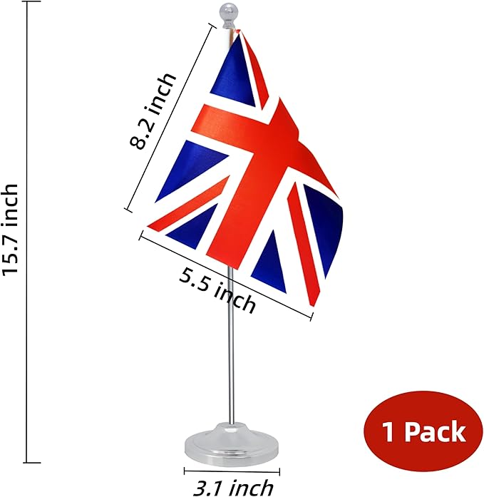 UK Britain Desk Flag, British Table Office Flag - Image 2