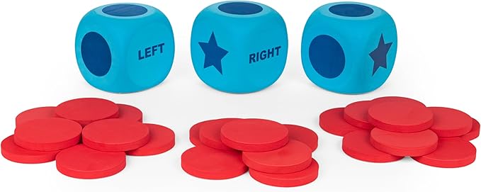 Spin Master Games, Left Center Right Giant Edition, Family Game - Image 6