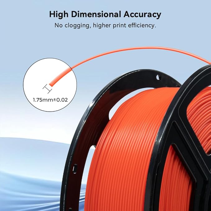 FLASHFORGE 3D Printer Filament, PLA PRO Filament 1.75mm, 1KG Spool, Dimensional - Image 5