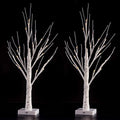 Sunnyglade 2PCS 2Ft 24 LED Birch Tree Light Bonsai Tree Light Warm White by Sunnyglade