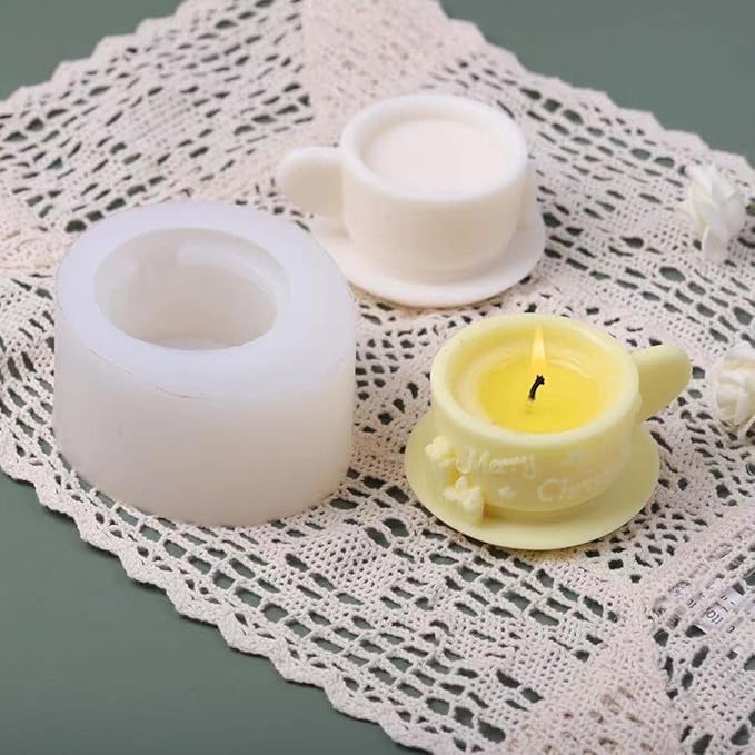 Christmas Milk Tea Cup Shaped Candle Mold - Image 6