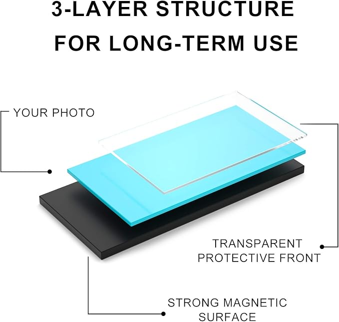 Magicfly Pack of 15 Magnetic Picture Frame - Image 3