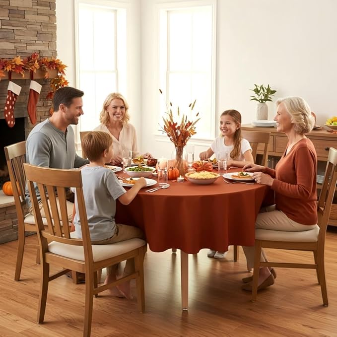 sancua Fall Round Tablecloth - Image 3