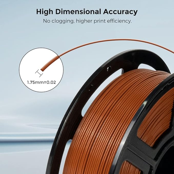 FLASHFORGE 3D Printer Filament, PLA PRO Filament 1.75mm, 1KG Spool, Dimensional - Image 5