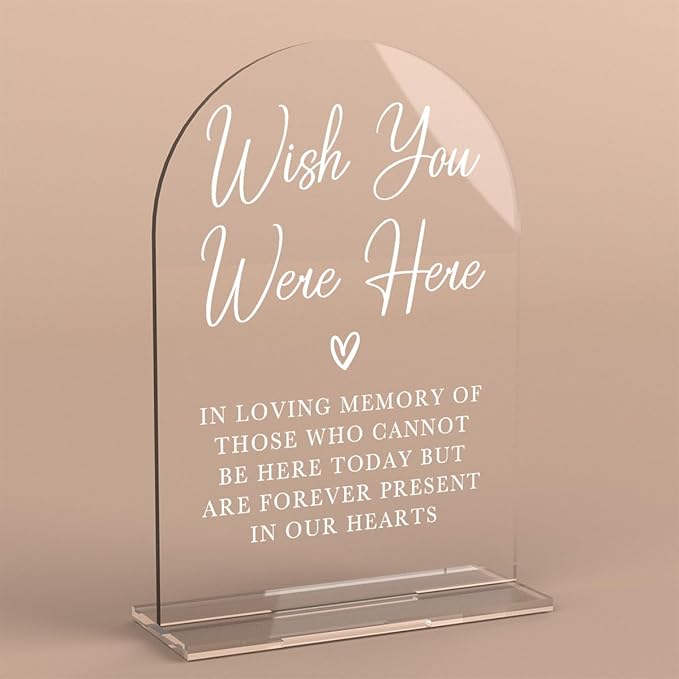 Acrylic Wedding Sign Wedding Signs by KongMoTree