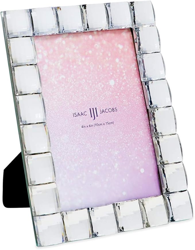Isaac Jacobs Decorative Sparkling Jewel Picture Frame, Photo Display & Home by IsaacJacobs