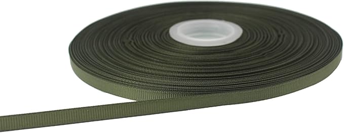 Jesep One Roll 100 Yards 1/4" Soild Grosgrain Ribbon Boutique Gift Wrapping by JESEP+YONG
