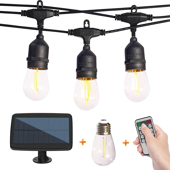 27FT Solar String Lights Outdoor by IPStank