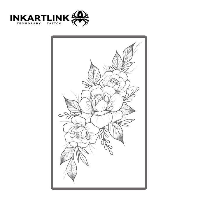 INKARTLINK Tattoo Tech, 2 Sheets Extra Large Semi Permanent Tattoo, Adult Art - Image 4