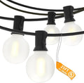 G40 Outdoor Globe Lights, 25FT Globe Christmas Lights by SUNSGNE